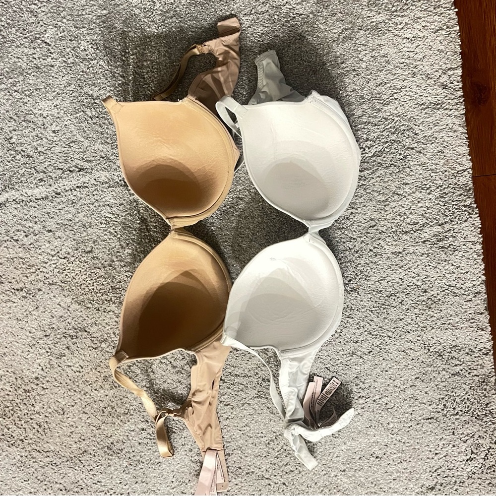 Victoria's Secret White and Tan Bra Set - Picture 2 of 4